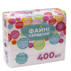 Серветка Барна - "Файні серветки" (400 л.)