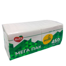 Серветки паперові "Ruta Ecolo" 450 л.