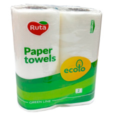 Рушник паперовий "Ruta Ecolo" 2 рул/уп